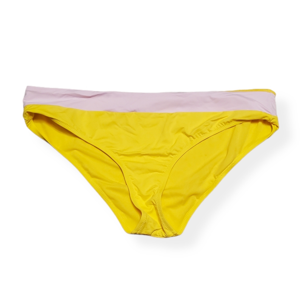 Athleta Yellow Pink XL Bikini Bottom